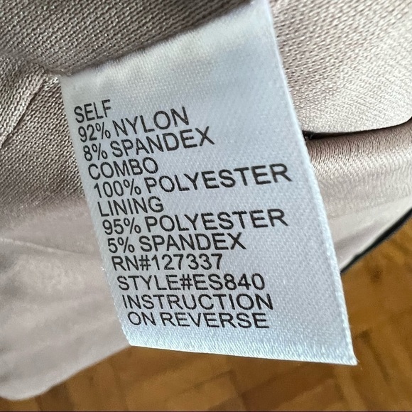 Emma Street Lace Gown with Sash Three-Quarter Sleeves Dress Black Color … - Picture 11 of 12